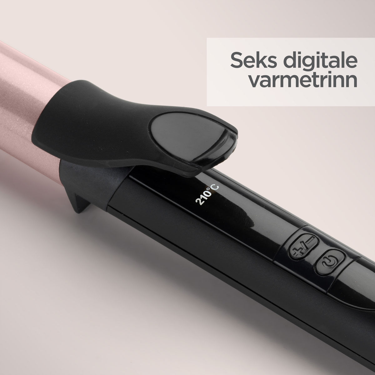 Seks digitale varmetrinn